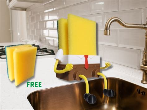 spongebob sponge holder|target sink sponge holder.